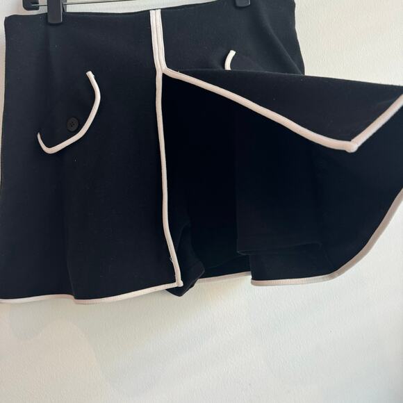 Vintage Express Tricot Nautical Style Skirt/Skort Black - Large - Picture 5 of 7